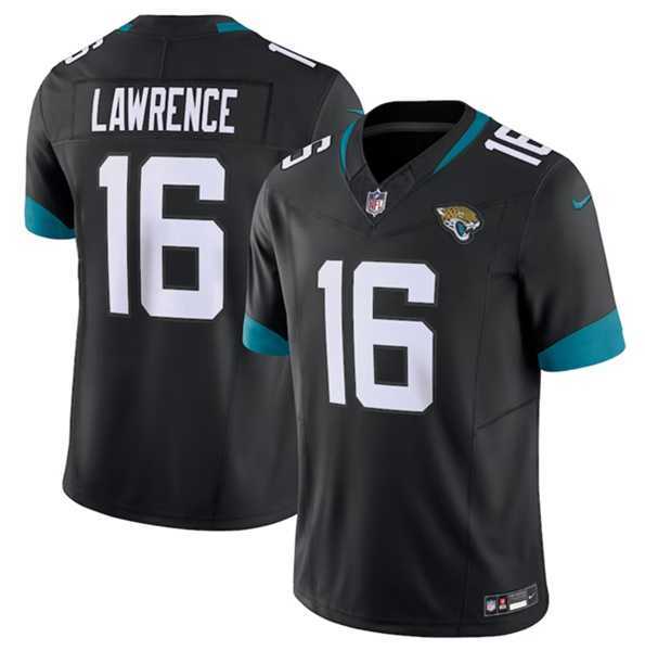 Men & Women & Youth Jacksonville Jaguars #16 Trevor Lawrence Black 2023 F.U.S.E Vapor Untouchable Limited Stitched Jersey->detroit lions->NFL Jersey